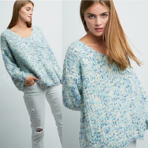 Sky's The Limit Ultra Soft Sweater - Blue - Picture 2 of 5